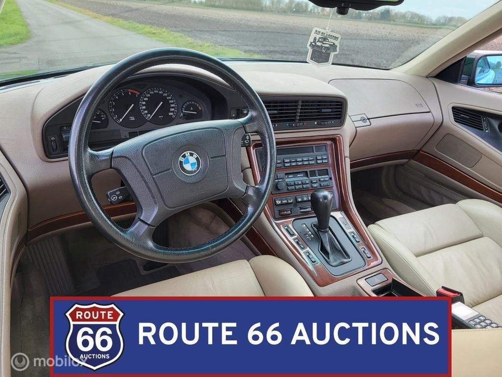 BMW 850Ci Individual | 1996 | Route 66 Auctions, Overige carrosserieën, Zwart, Bedrijf, Handgeschakeld