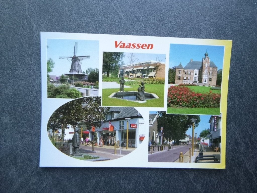 Vaassen, molen/ Bruna/bakkerij, Verzamelen, Verzenden, 1980 tot heden, Gelopen, Noord-Brabant