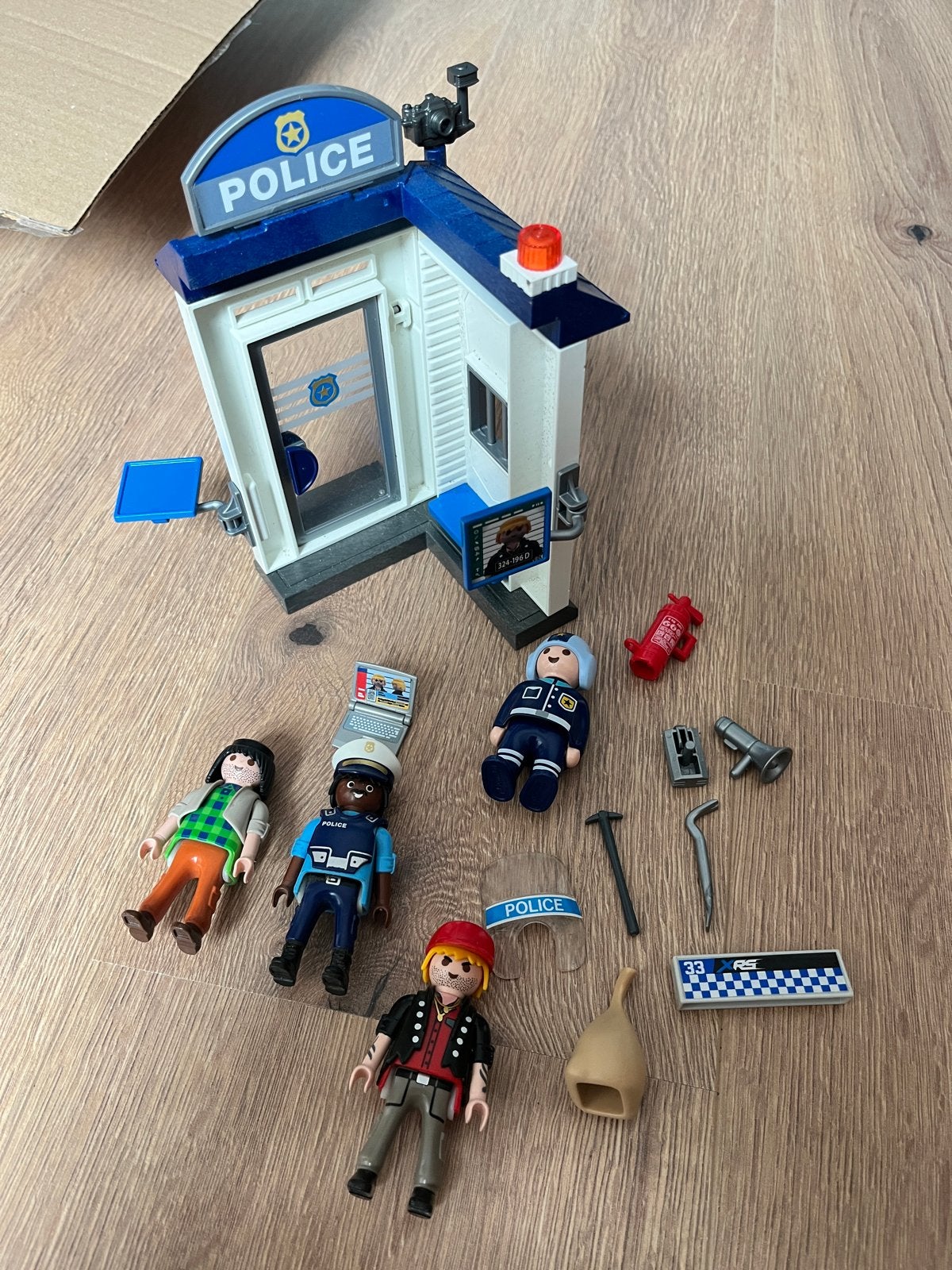 Playmobil Politiebureau met Figuren en Accessoires, Kinderen en Baby's, Speelgoed | Playmobil, Gebruikt, Gebouw, Complete set