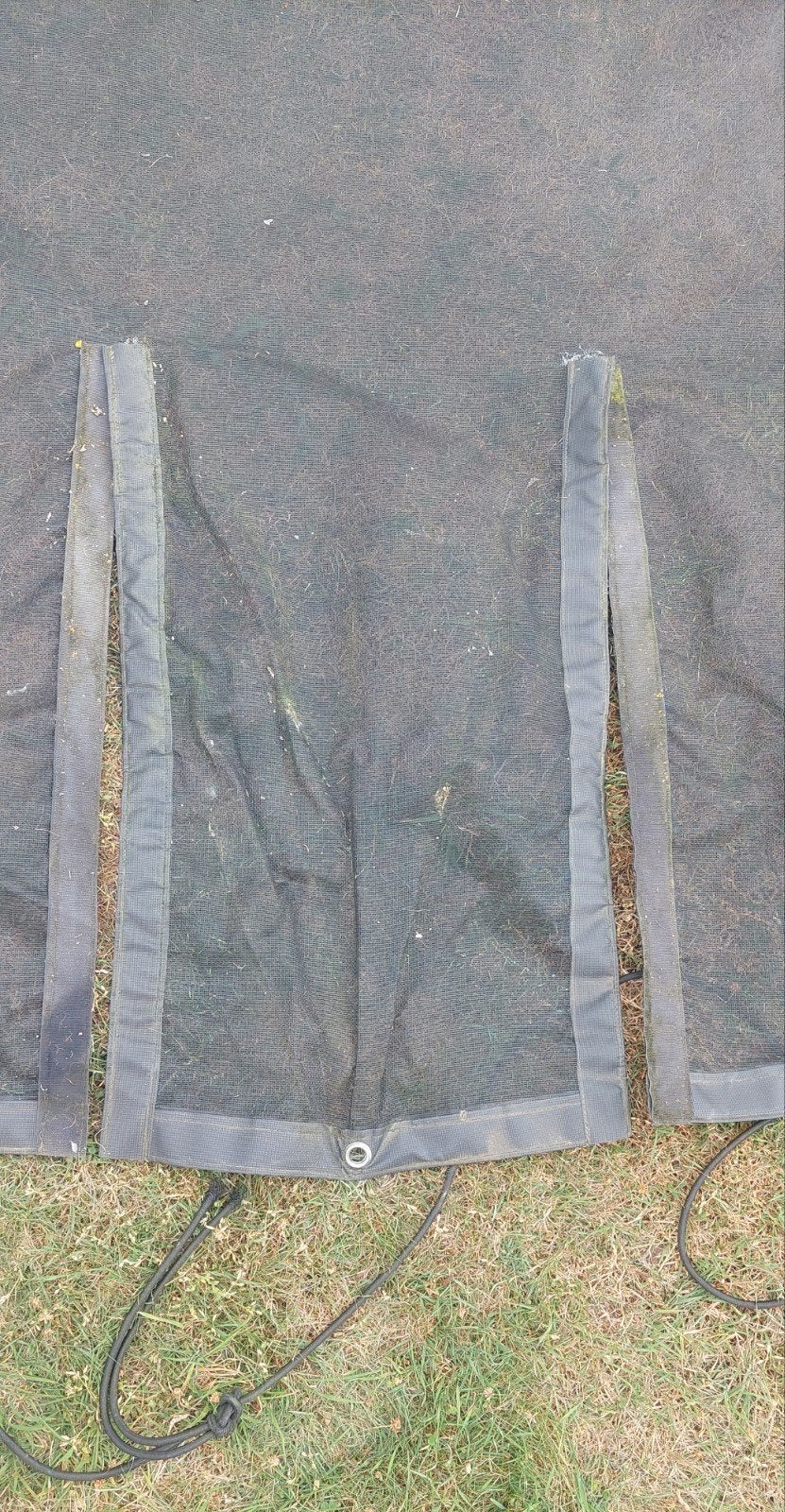 Groot zwembad afdekzeil met trap uitsparing, Ophalen, Rond, 300 cm of meer, Opzetzwembad
