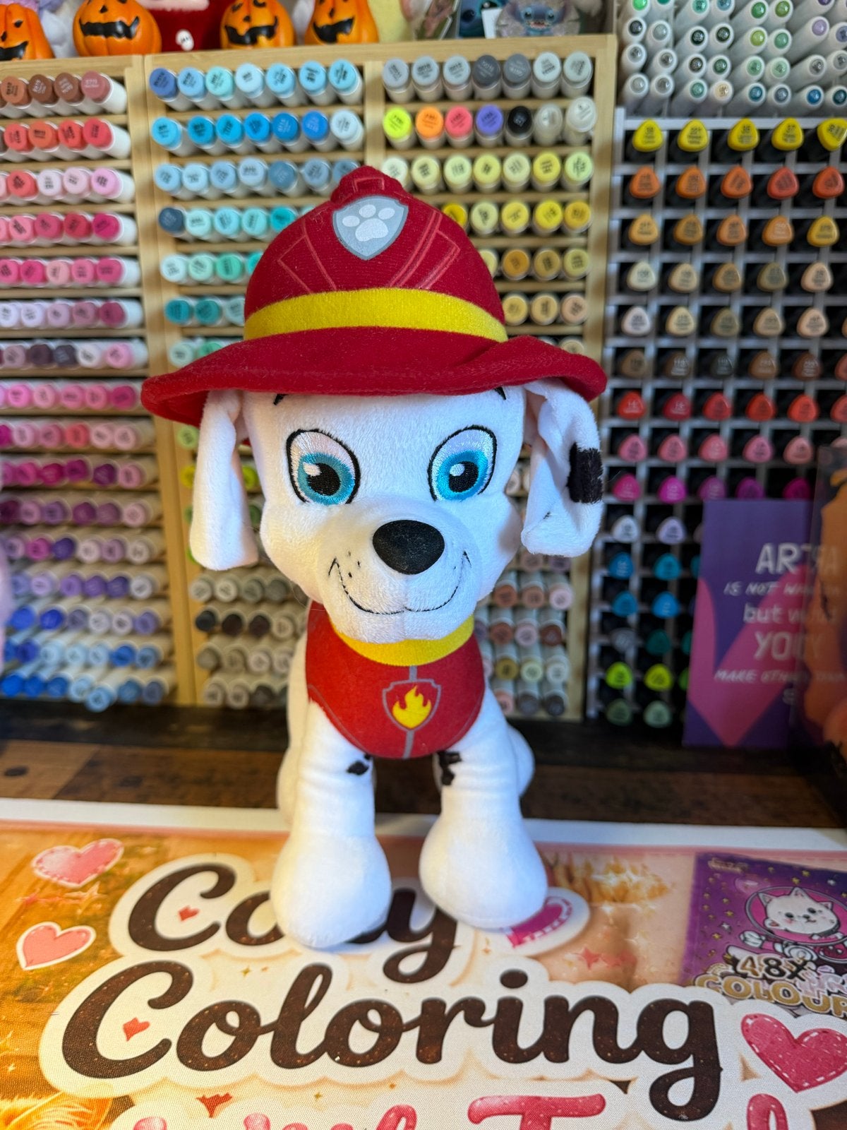 Paw Patrol Marshall Knuffel - Zo goed als nieuw, Zo goed als nieuw, Middelgroot (20 tot 80 cm), Wit, Paw Patrol