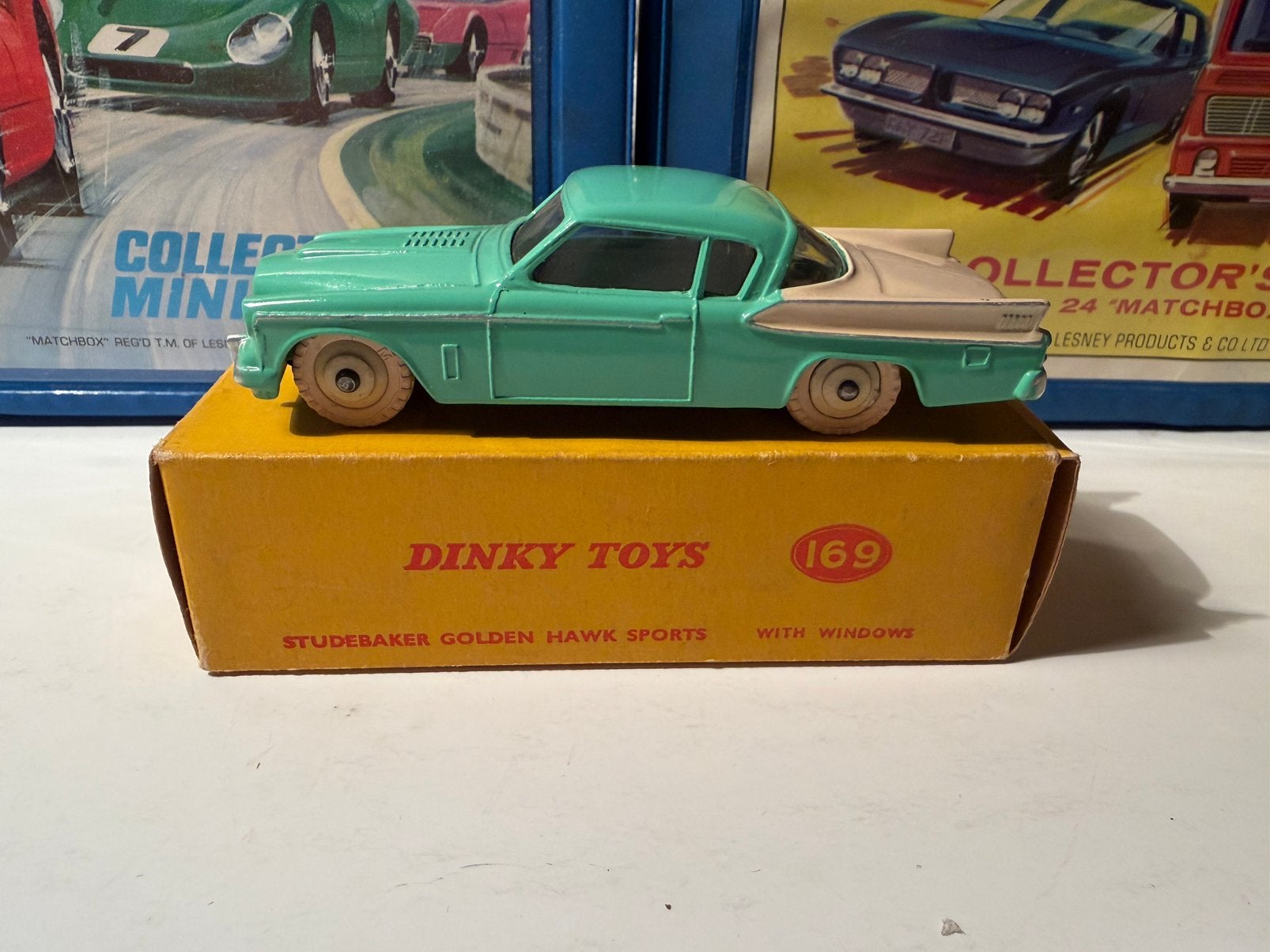 Dinky Toys Nr.169 Studebaker Golder Hawk Sports, Hobby en Vrije tijd, Modelauto's | 1:43, Ophalen of Verzenden, Gebruikt, Auto