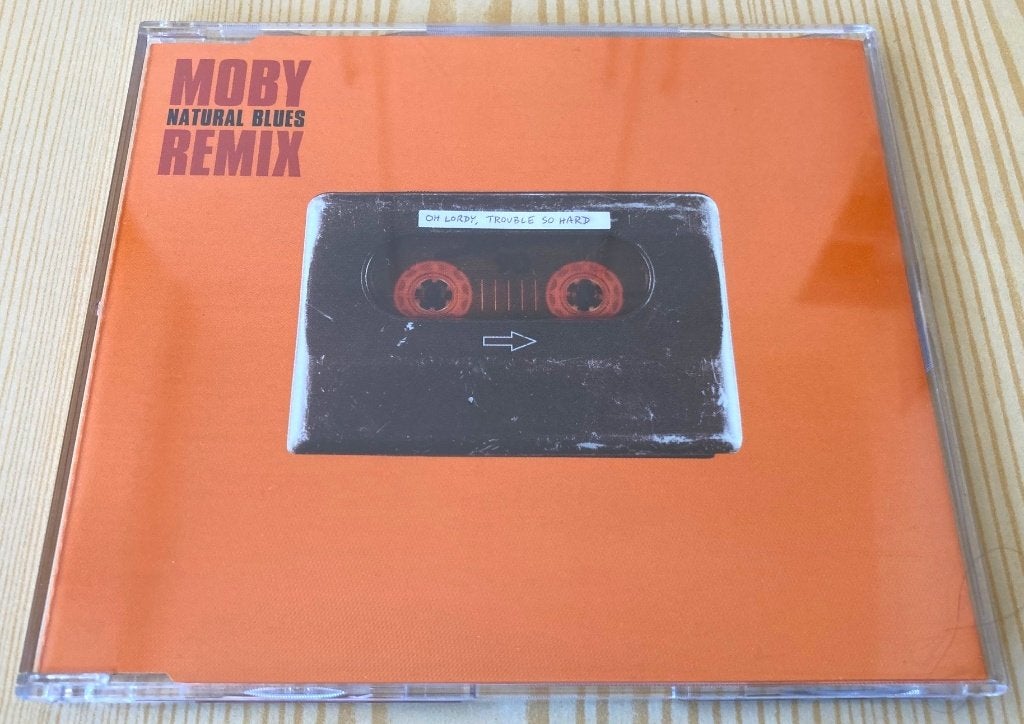 CD Single Moby - Natural Blues (Remix) 3 Tracks, Cd's en Dvd's, Cd Singles, Zo goed als nieuw, Pop, Ophalen