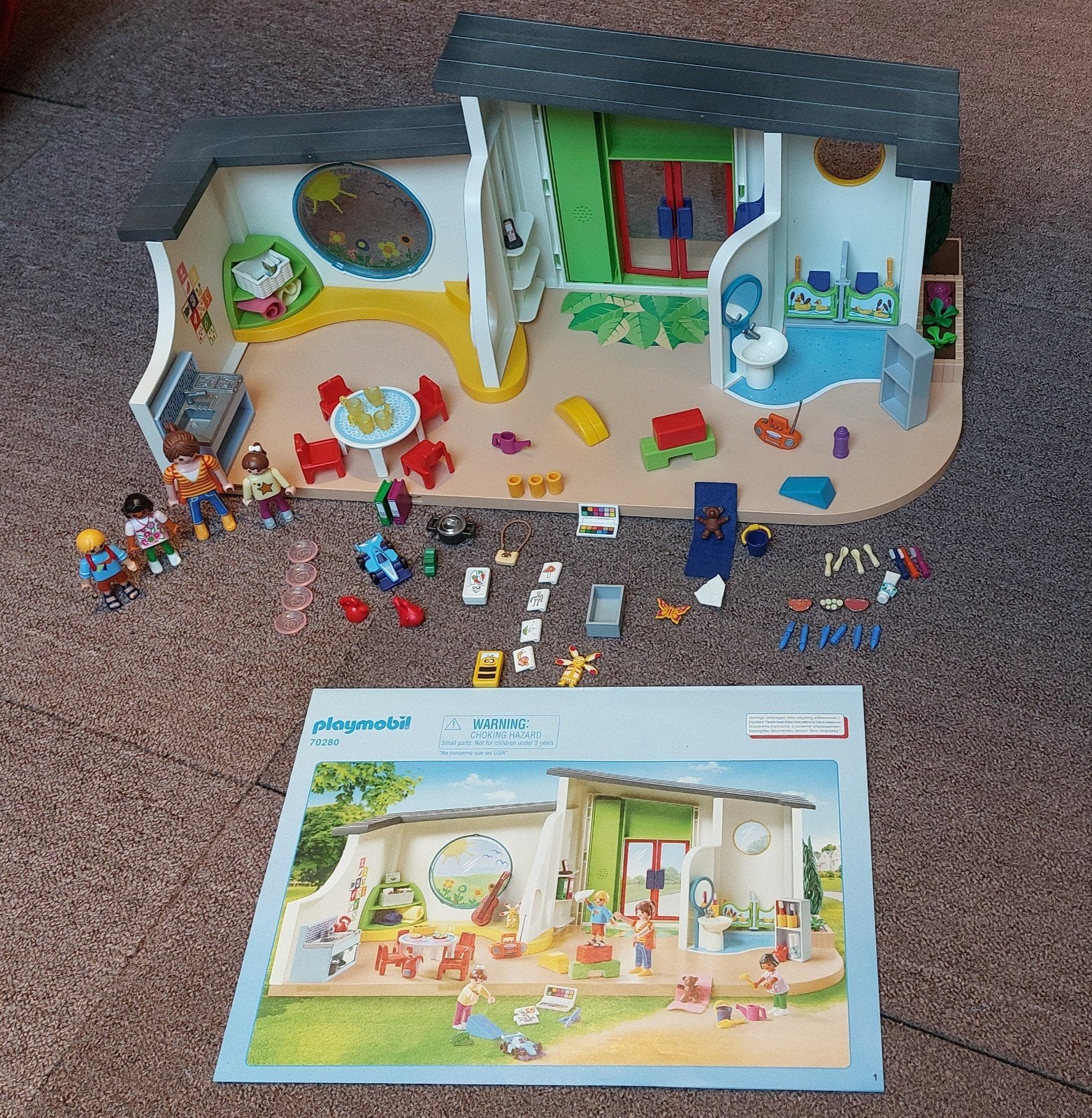playmobil kinderdagverblijf, Ophalen, Gebouw, Complete set, Family fun