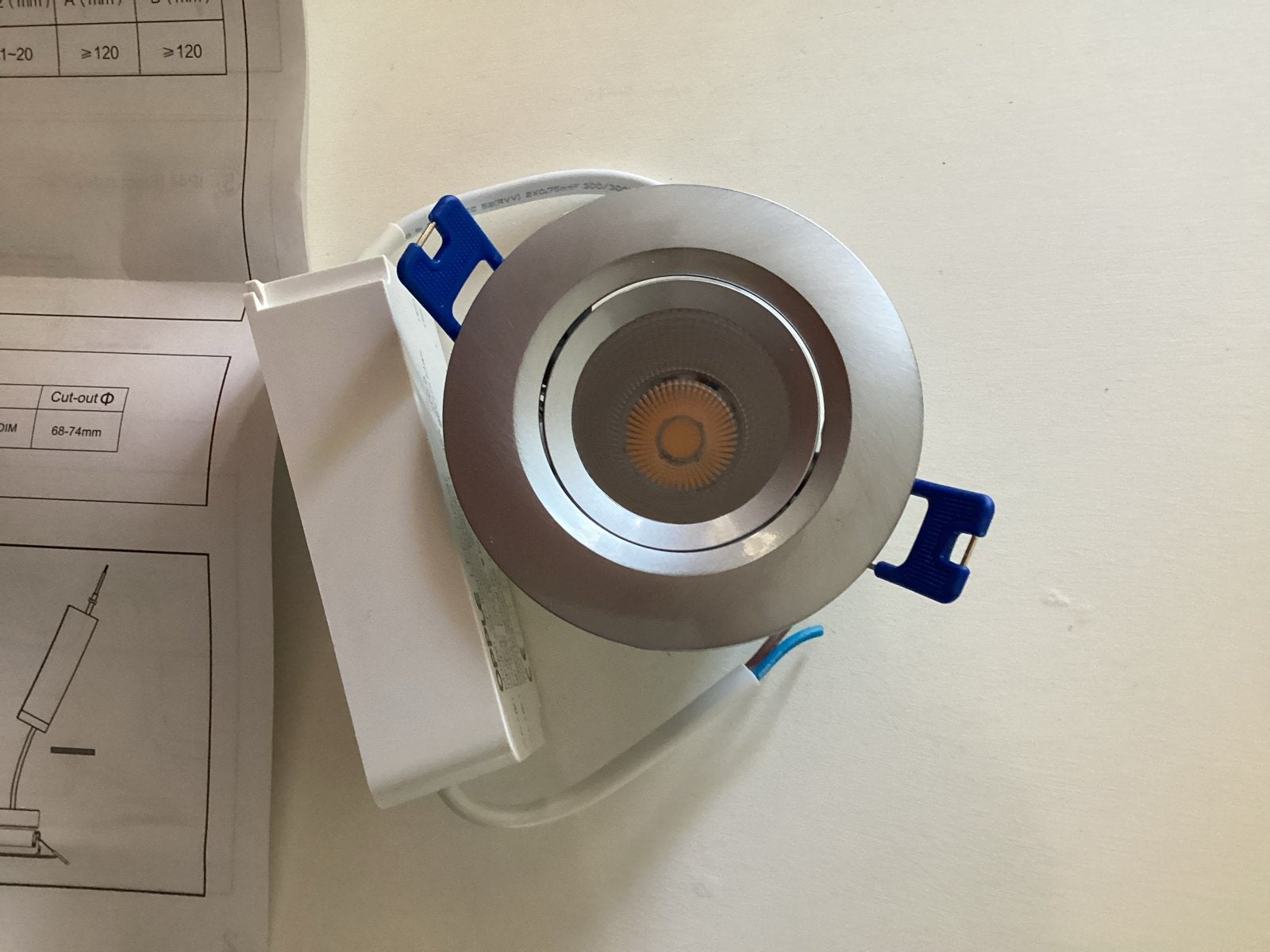 OPPLE LED Inbouwspot - 3 stuks, Verzenden, Nieuw, LED, Geschikt voor plafondmontage
