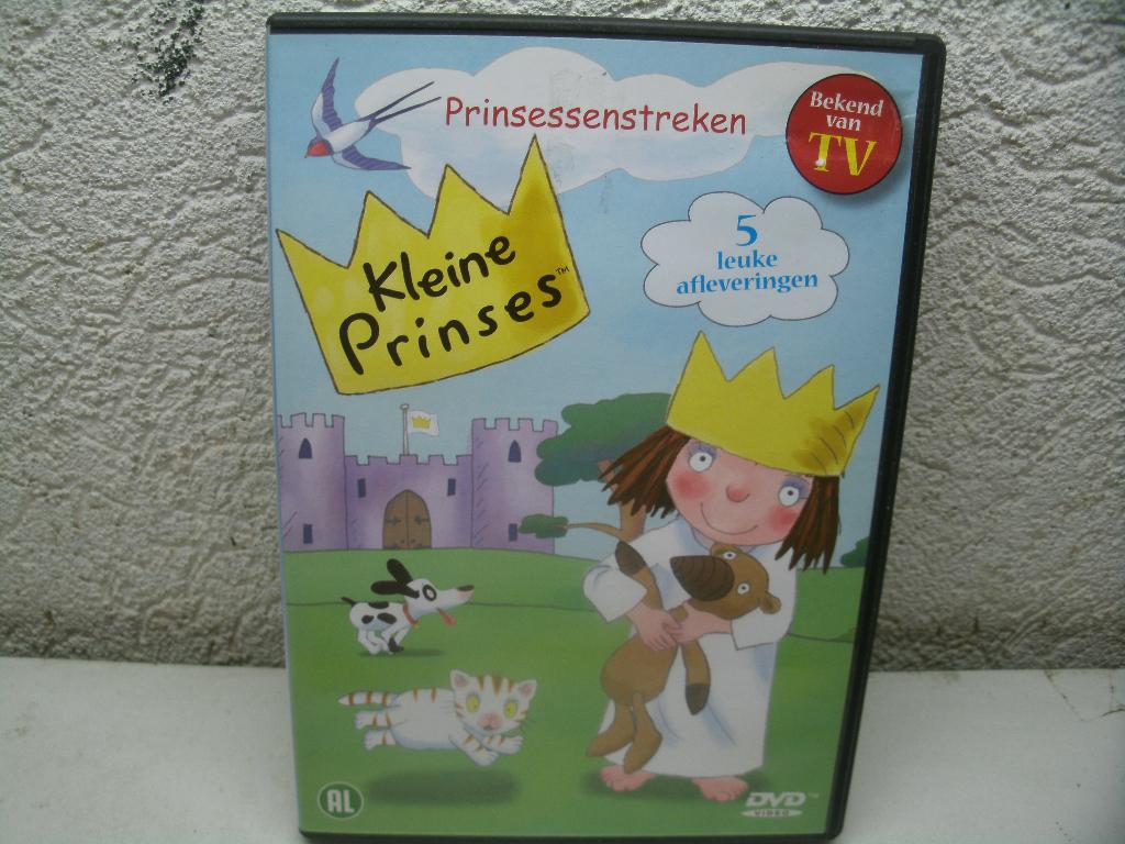 dvd 232k kleine prinses prinsessen streken, Alle leeftijden, Ophalen of Verzenden, Zo goed als nieuw