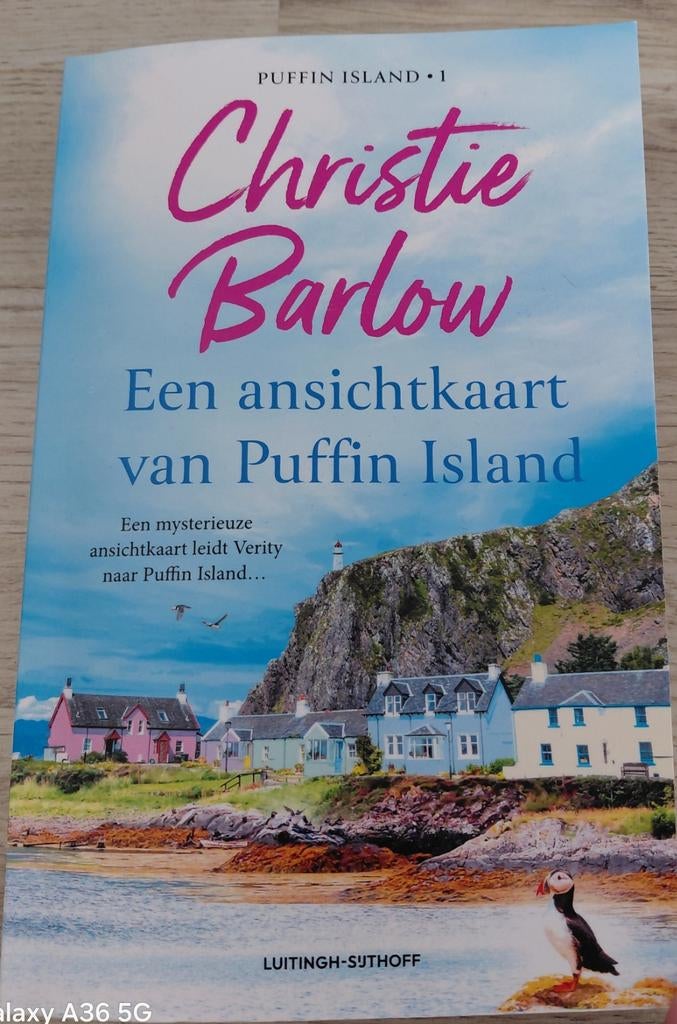 Christie Barlow, een ansichtkaart van Puffin Island, Ophalen of Verzenden, Gelezen