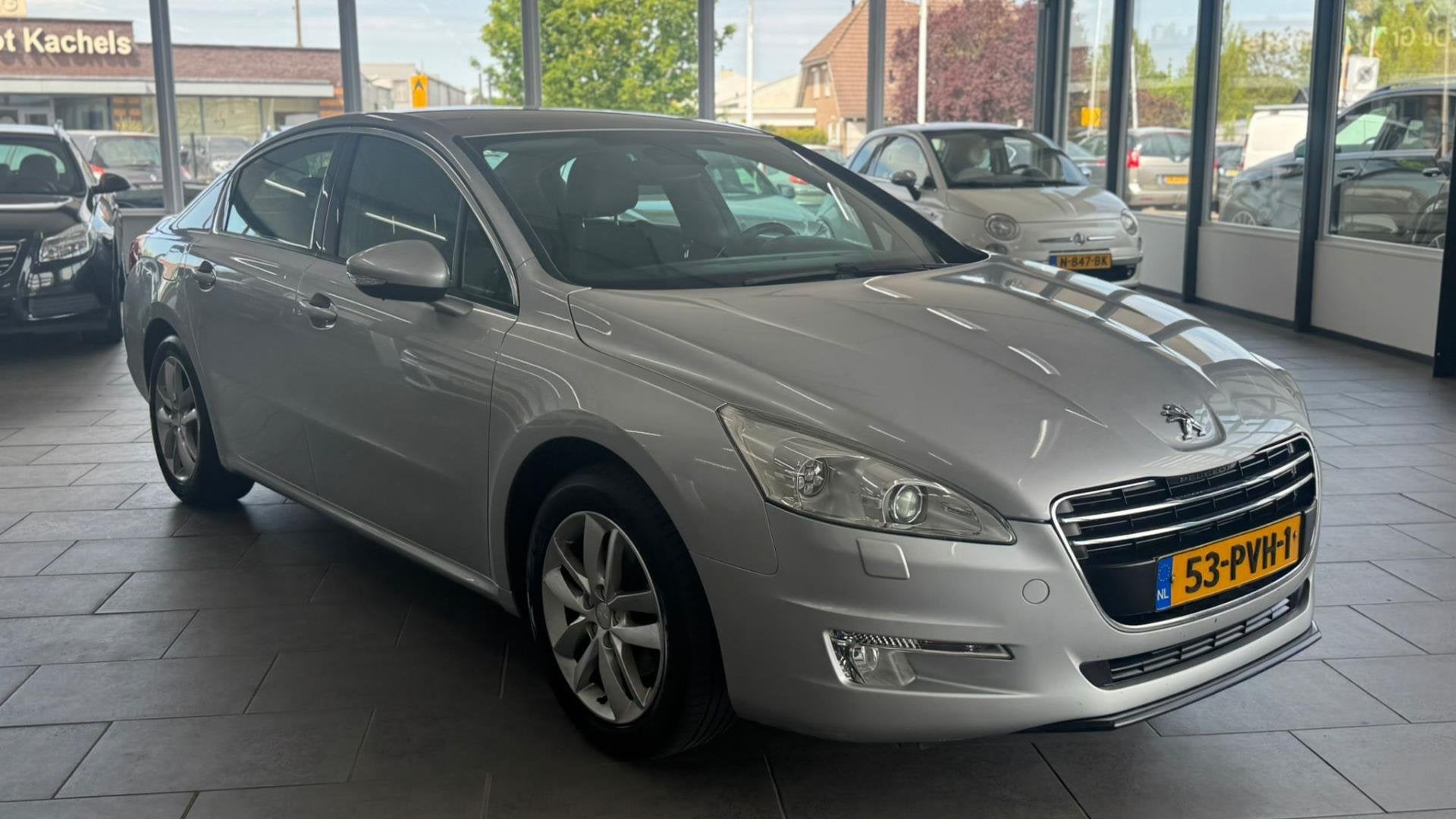 Peugeot 508 1.6 THP Active automaat xenon clima cruise contr, Auto's, Stof, Gebruikt, Bedrijf, Grijs