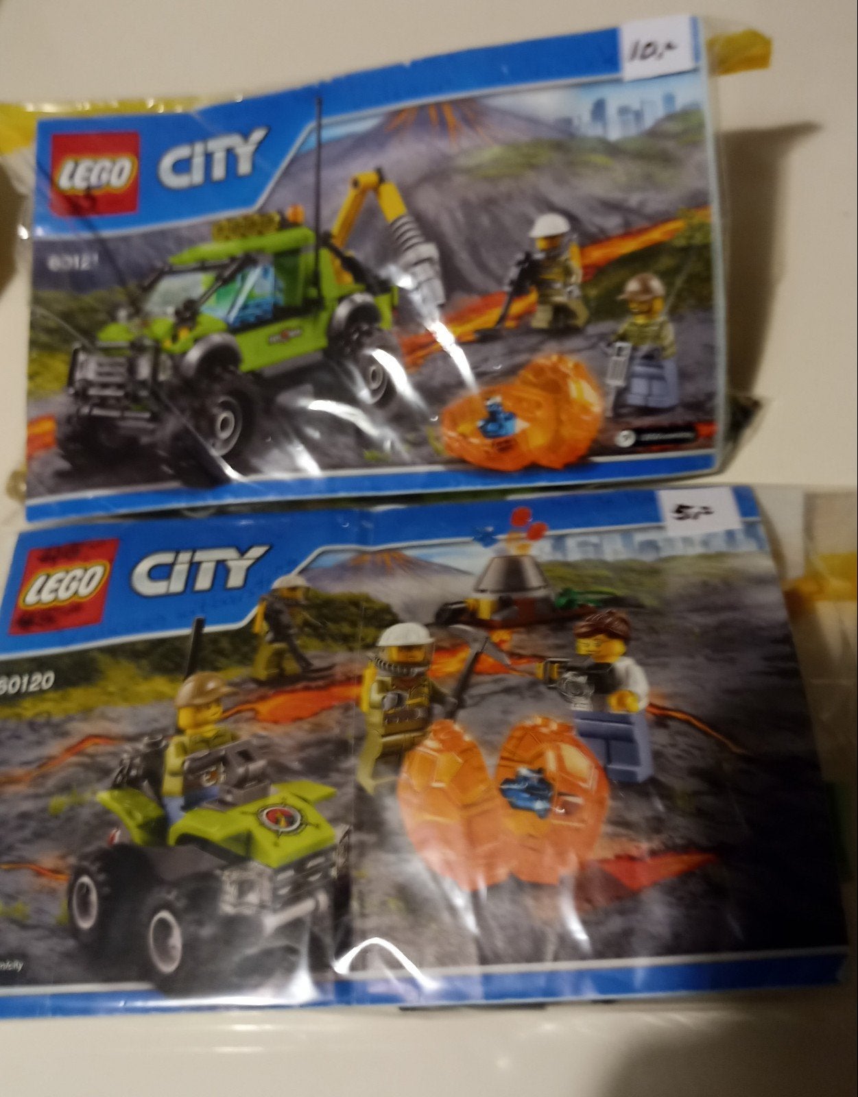 Lego City 60120 60121 Vulkaan onderzoek., Ophalen of Verzenden, Zo goed als nieuw
