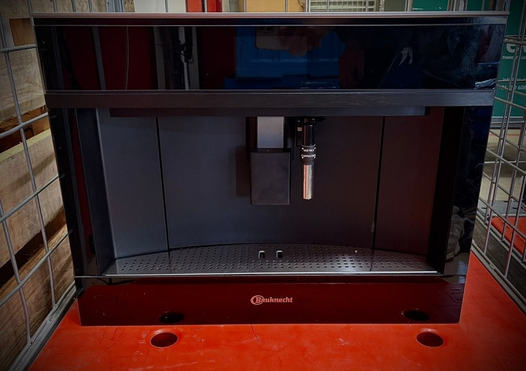 Bauknecht KMT11 F45 Volautomatische Inbouw Koffiemachine, Gebruikt, ., Koffiemachine, Koffiebonen