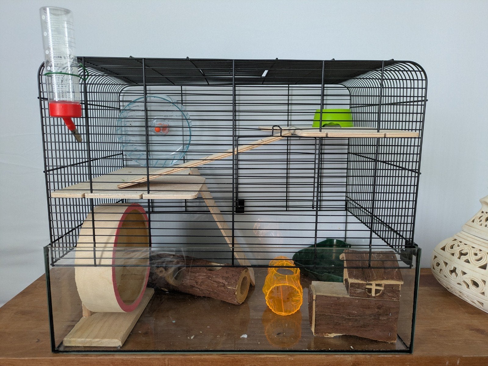 Hamster hok start pakket, Ophalen