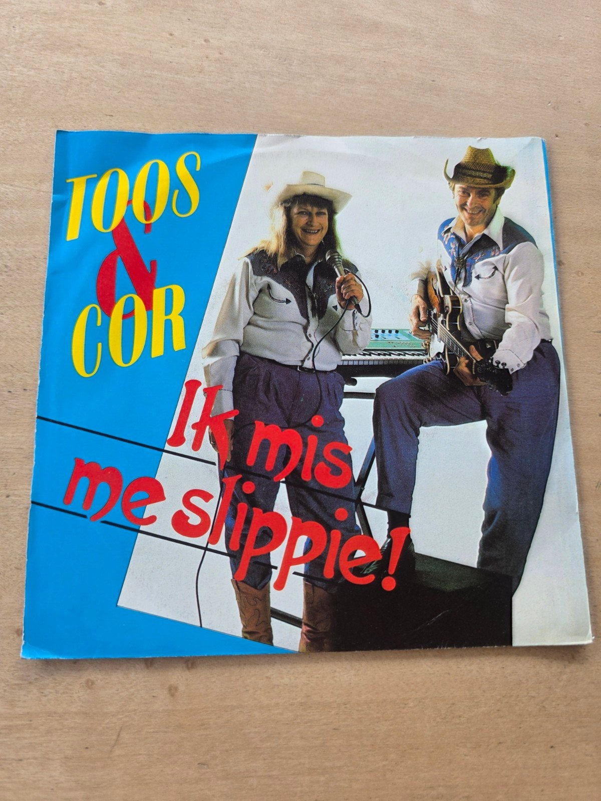 Toos & Cor - Ik mis me slippie!, Cd's en Dvd's, Gebruikt, Fotohoes, 7 inch, Ophalen of Verzenden