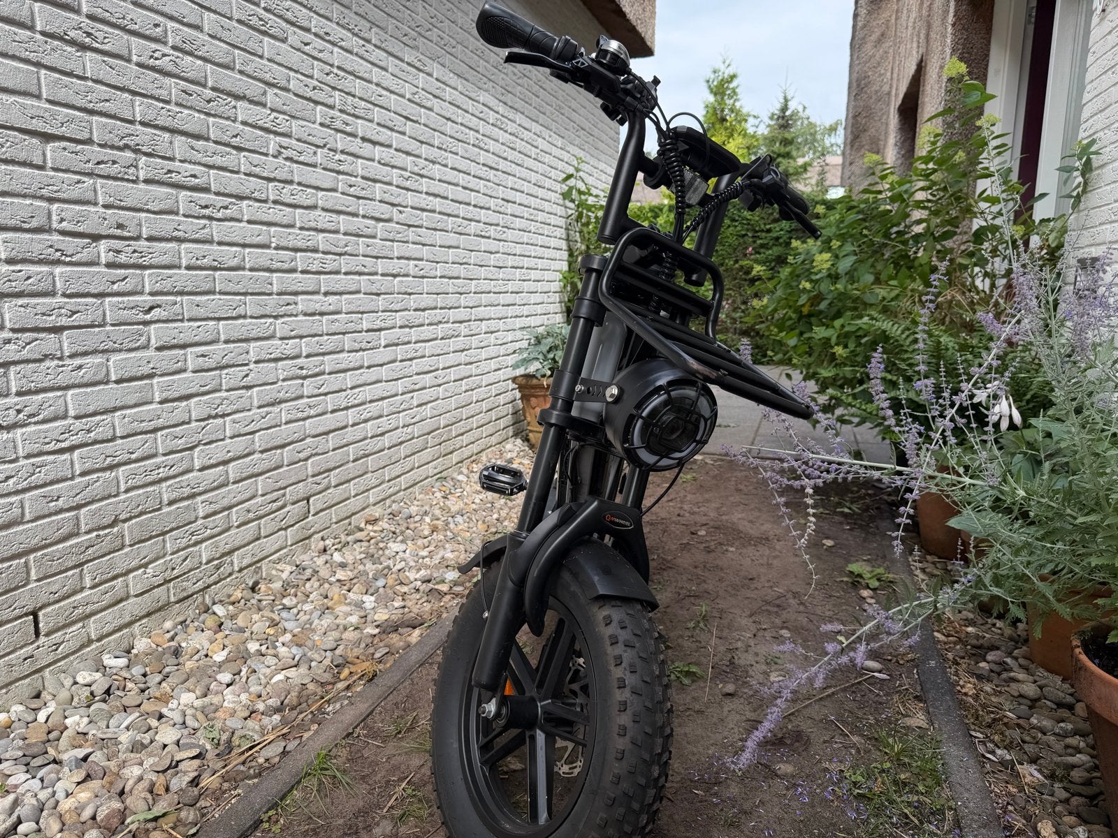 CrossBoss Mini E-bike - Fatbike met voorrek, Fietsen en Brommers, Zo goed als nieuw, Minder dan 47 cm, 50 km per accu of meer