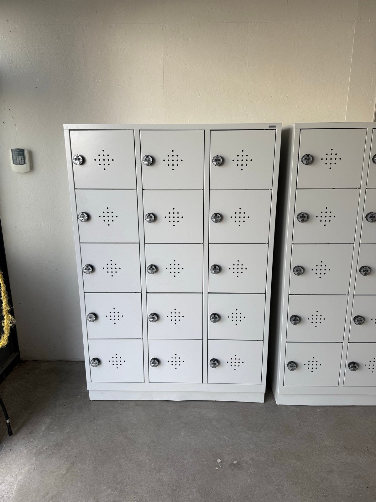 3 x Olssen locker kast / kluisjes met cijferslot, Ophalen, Gebruikt
