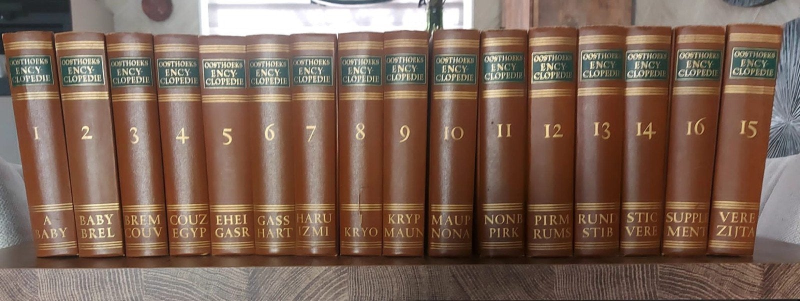 Oosthoek's Encyclopedie - set (15 delen), Boeken, Encyclopedieën, Complete serie, Oosthoek, Algemeen, Ophalen