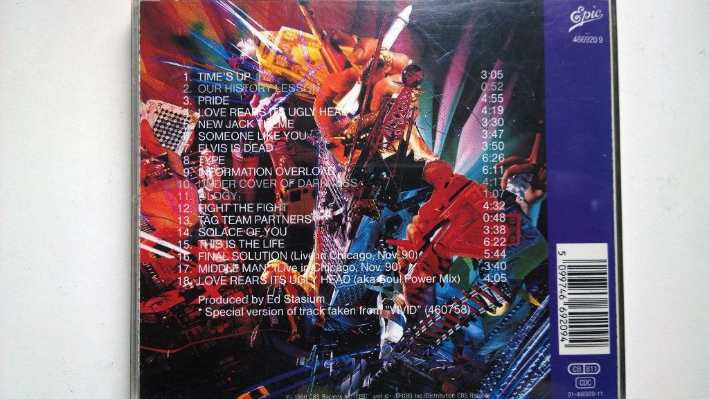 Living Colour - Time's Up, Ophalen of Verzenden, Zo goed als nieuw, Poprock, Album