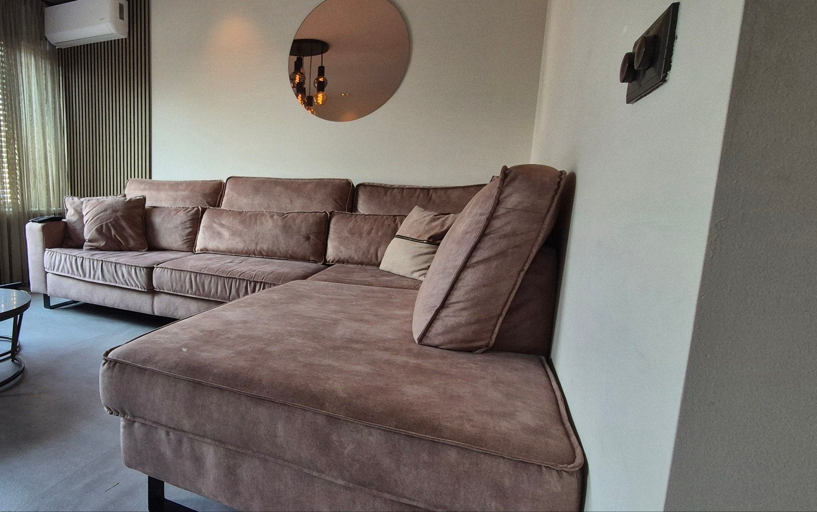 Bank, Huis en Inrichting, Banken | Bankstellen, Ophalen, 250 tot 300 cm, 100 tot 125 cm, Hoekbank