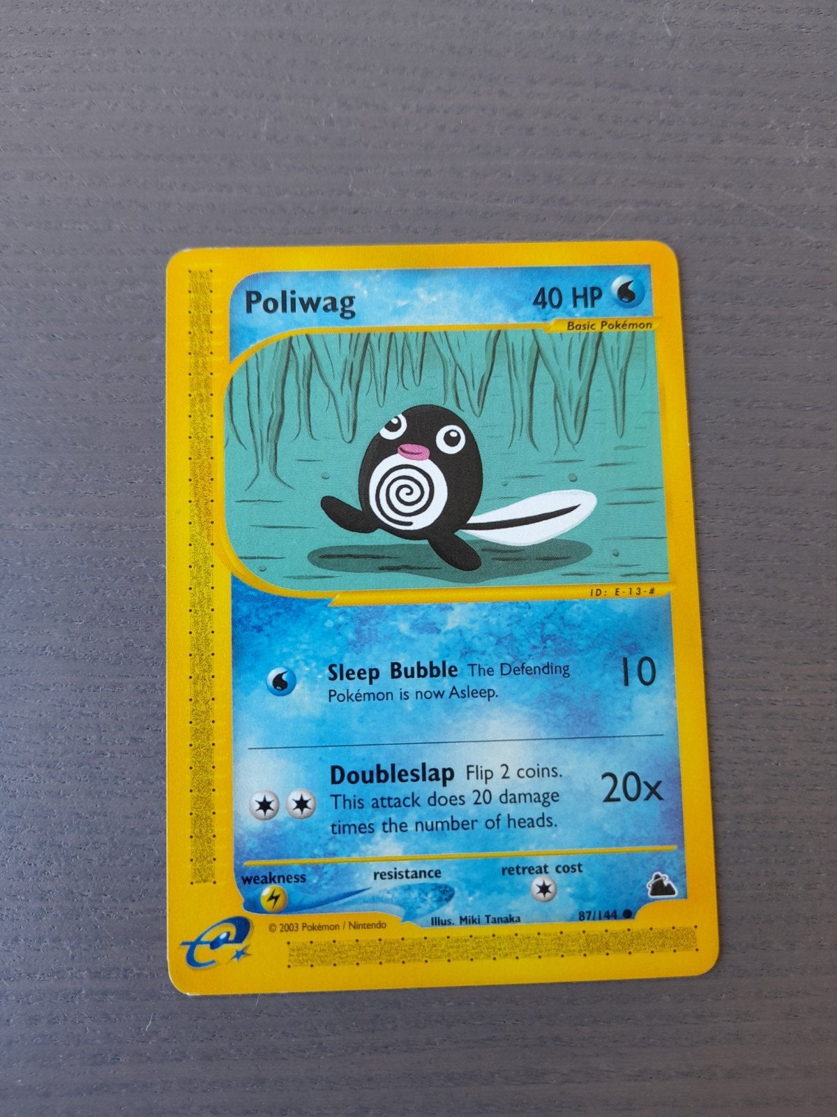 Skyridge 87/144 poliwag, Ophalen of Verzenden, Gebruikt, Losse kaart