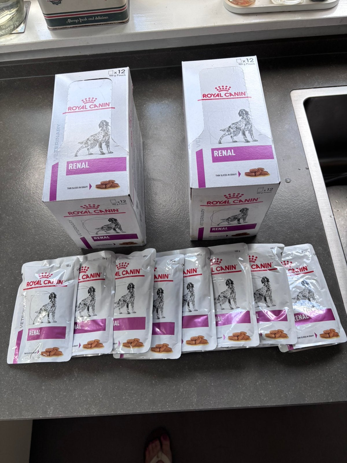 Royal Canin - Renal natvoer in saus voor hond, Dieren en Toebehoren, Dierenvoeding, Ophalen of Verzenden, Hond