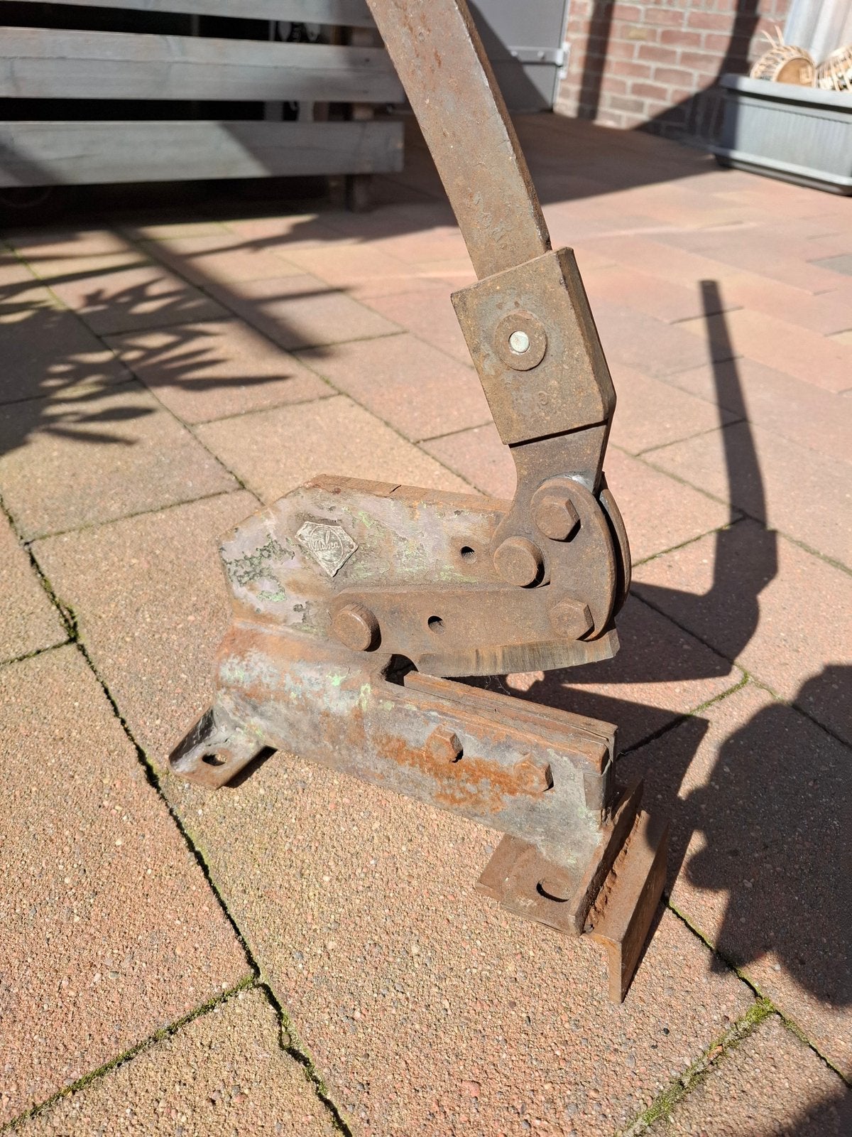 Hefboomschaar plaatschaar schaar voor plaatijzer, Doe-het-zelf en Verbouw, Gereedschap | Handgereedschap, Ophalen, Gebruikt, Overige typen
