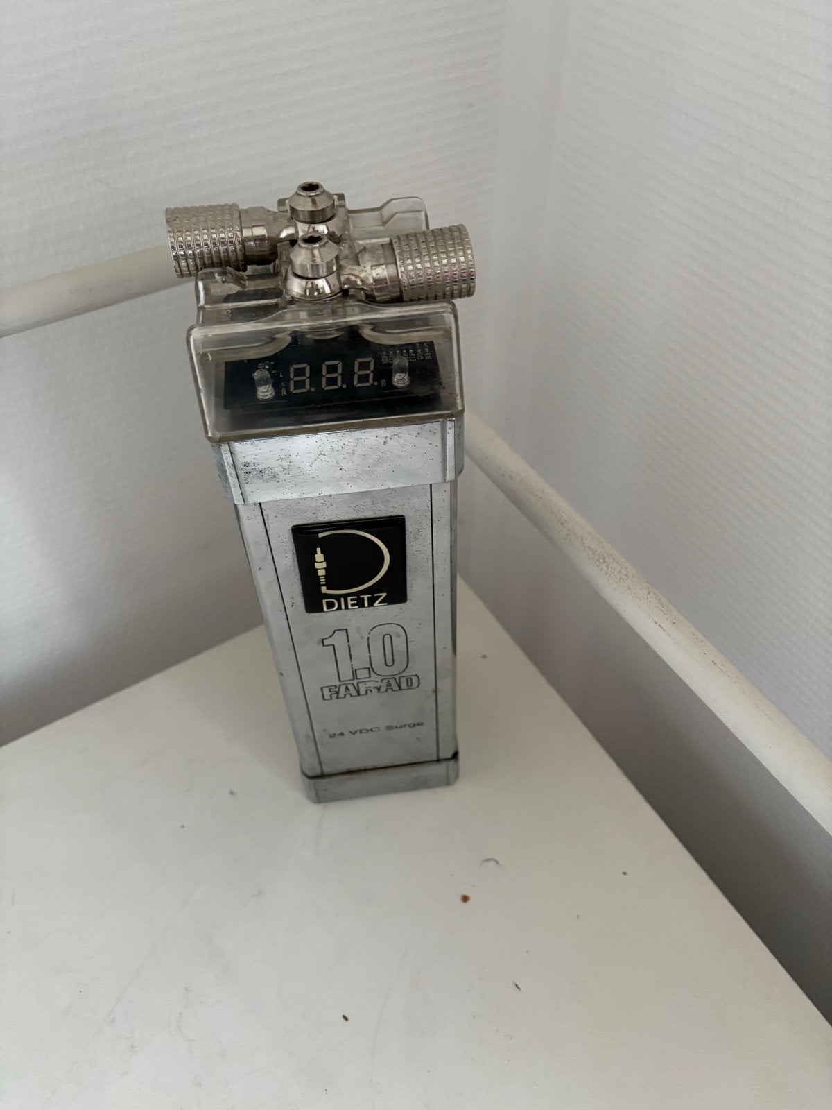 Dietz 1.0 Farad Condensator - Auto Audio Stabilisator, Ophalen of Verzenden, Gebruikt