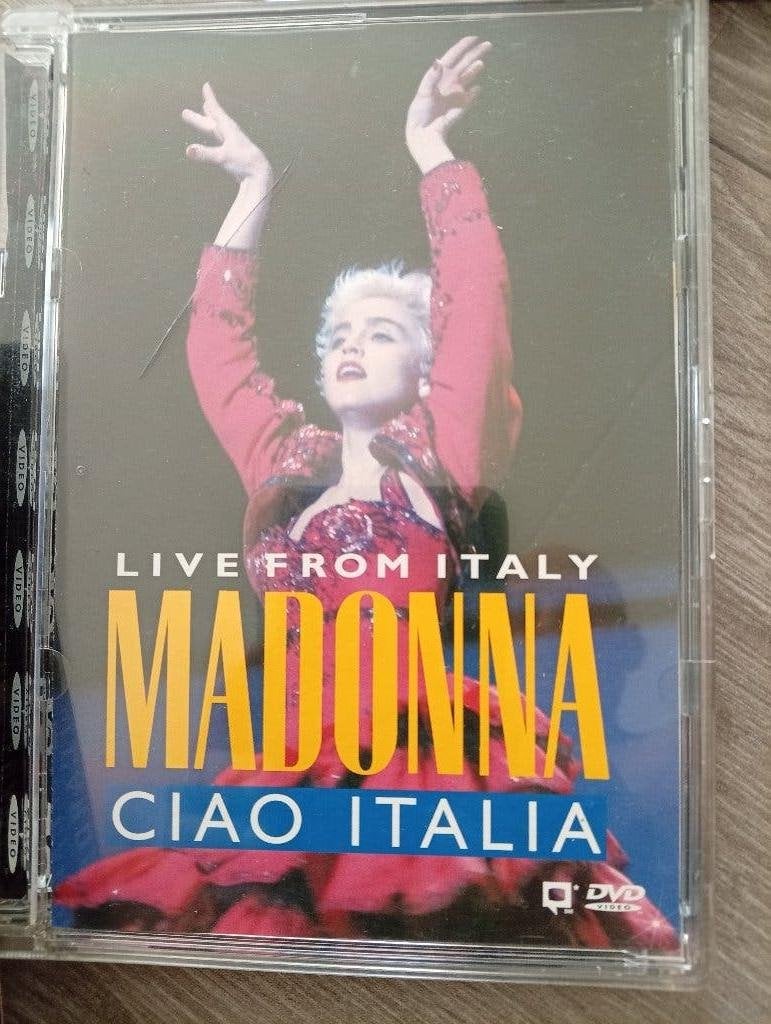 Madonna Ciao Italia dvd, Alle leeftijden, Ophalen, Zo goed als nieuw