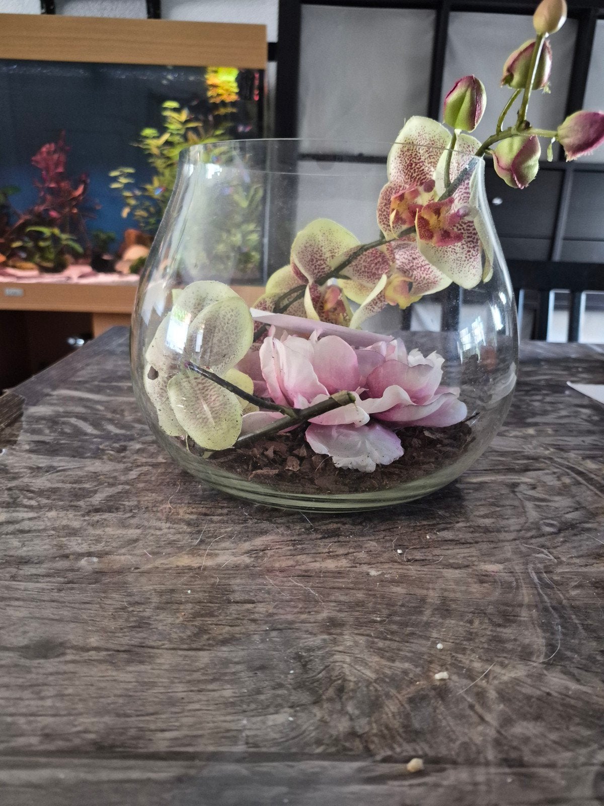 Mooi kunst bloemstuk, Ophalen, Nieuw