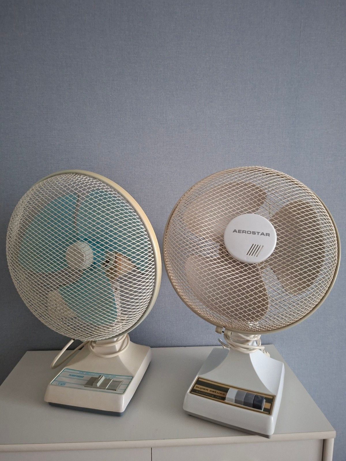 Ventilator windmolen kantelbaar groot model 3 standen., Ophalen, Gebruikt, Tafelventilator