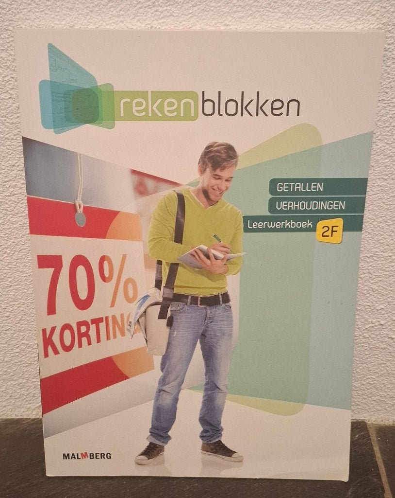 Rekenblokken - Getallen en verhoudingen 2F Leerwerkboek, Ophalen of Verzenden, Zo goed als nieuw, Overige niveaus, Nederlands