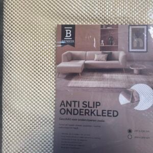 Antislipmat ondertapijt 170x230 cm van €32,95 voor € 19,95, Crème, Antislipmat ondertapijt, 150 tot 200 cm, Brinker Carpets