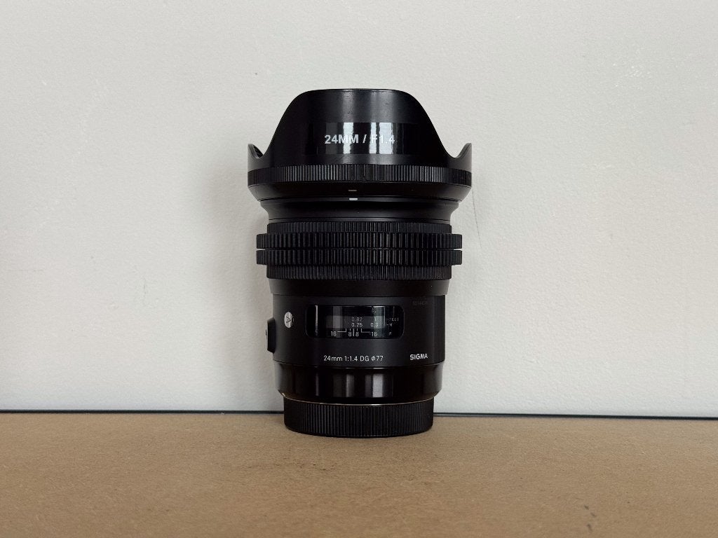 Sigma 24mm f/1.4 DG HSM ART - Geschikt voor Canon EF, Sigma, Ophalen of Verzenden, Zo goed als nieuw, Standaardlens