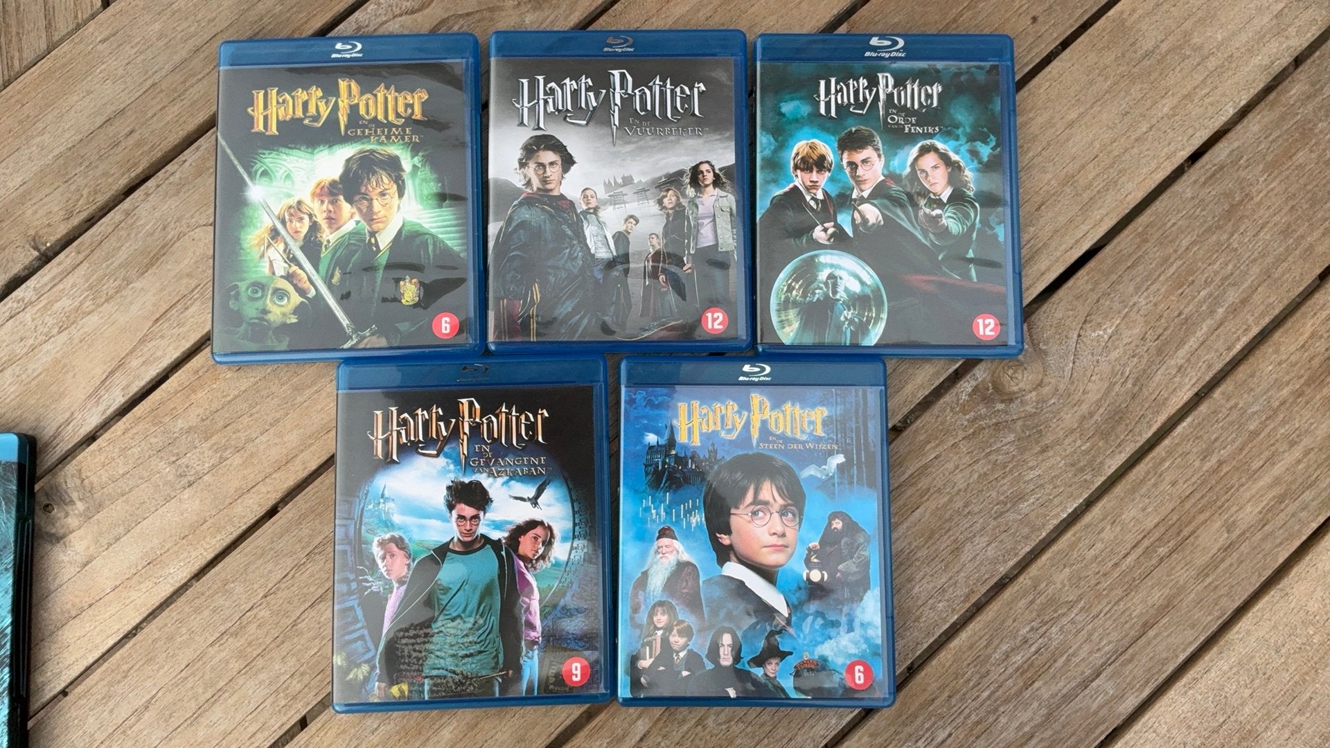 Harry Potter 5x Blu-Ray disc, Verzamelen, Harry Potter, Zo goed als nieuw, Overige typen, Ophalen