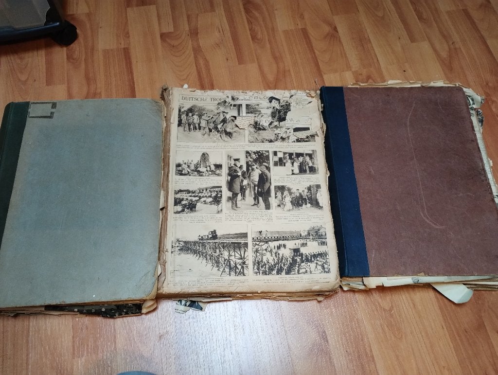 3 verzamelmappen oude panorama's 1915/1936/1938, Ophalen