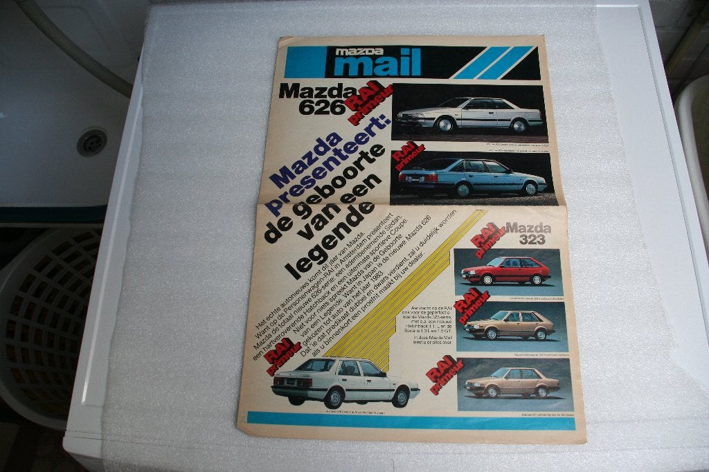 Folder / infokrant Mazda RAI uitgave 1983 (30), Ophalen of Verzenden, Zo goed als nieuw, Mazda