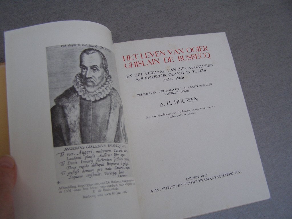 Het leven van Ogier Ghislain de Busbecq., Boeken, Overige Boeken, Gelezen, Ophalen