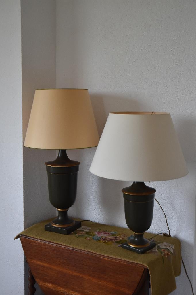 Aardewerken Tafellampen Van Kullmann, Jaren 90, Huis en Inrichting, Lampen | Tafellampen, Ophalen, Overige materialen, 75 cm of meer