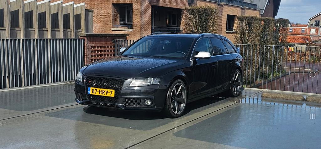 Audi A4 Avant 2.0TFSI 211pk S-line/Nap/Navi/Goed onderhouden, Voorwielaandrijving, 15 km/l, Zwart, 4 cilinders