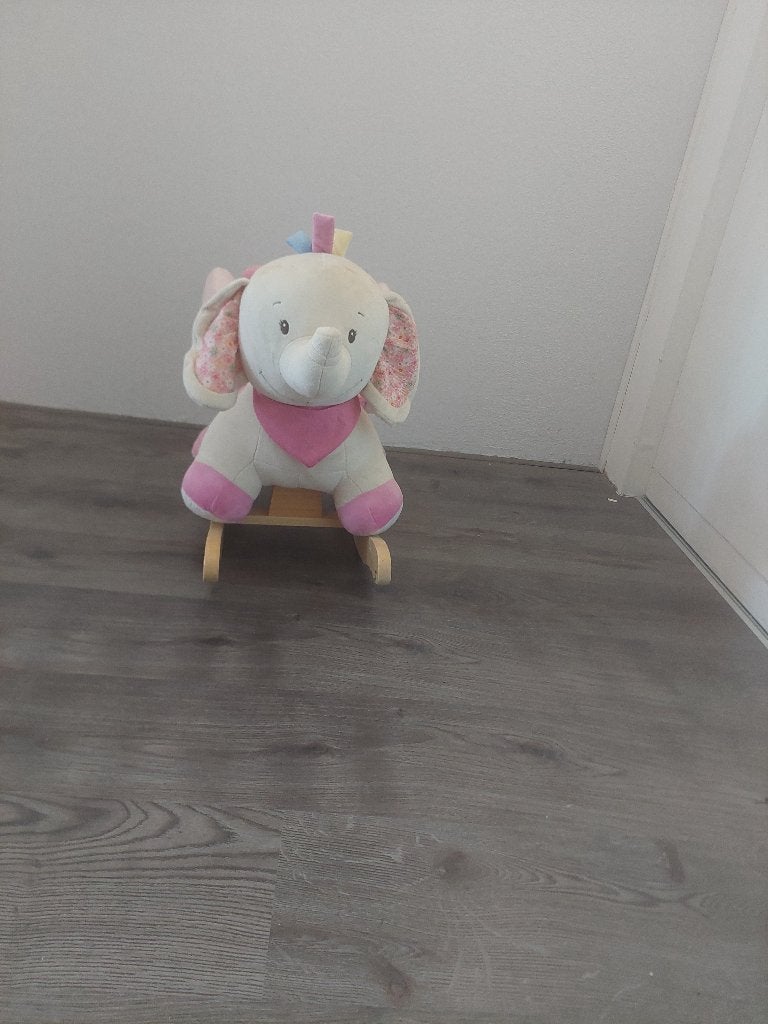 Baby schommel olifant, Ophalen, Zo goed als nieuw, Topmark