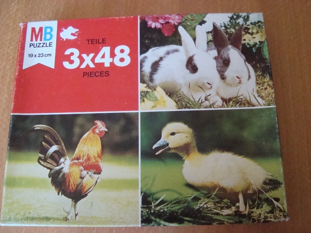 3 puzzels, Kinderen en Baby's, Speelgoed | Kinderpuzzels, Ophalen of Verzenden, Meer dan 50 stukjes, Zo goed als nieuw, 6 jaar of ouder