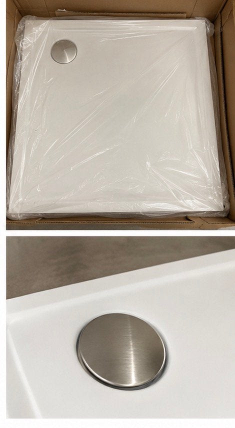 Villeroy & Boch Planeo douchebak 90x90 cm, Ophalen of Verzenden, Nieuw, Rvs, Douche