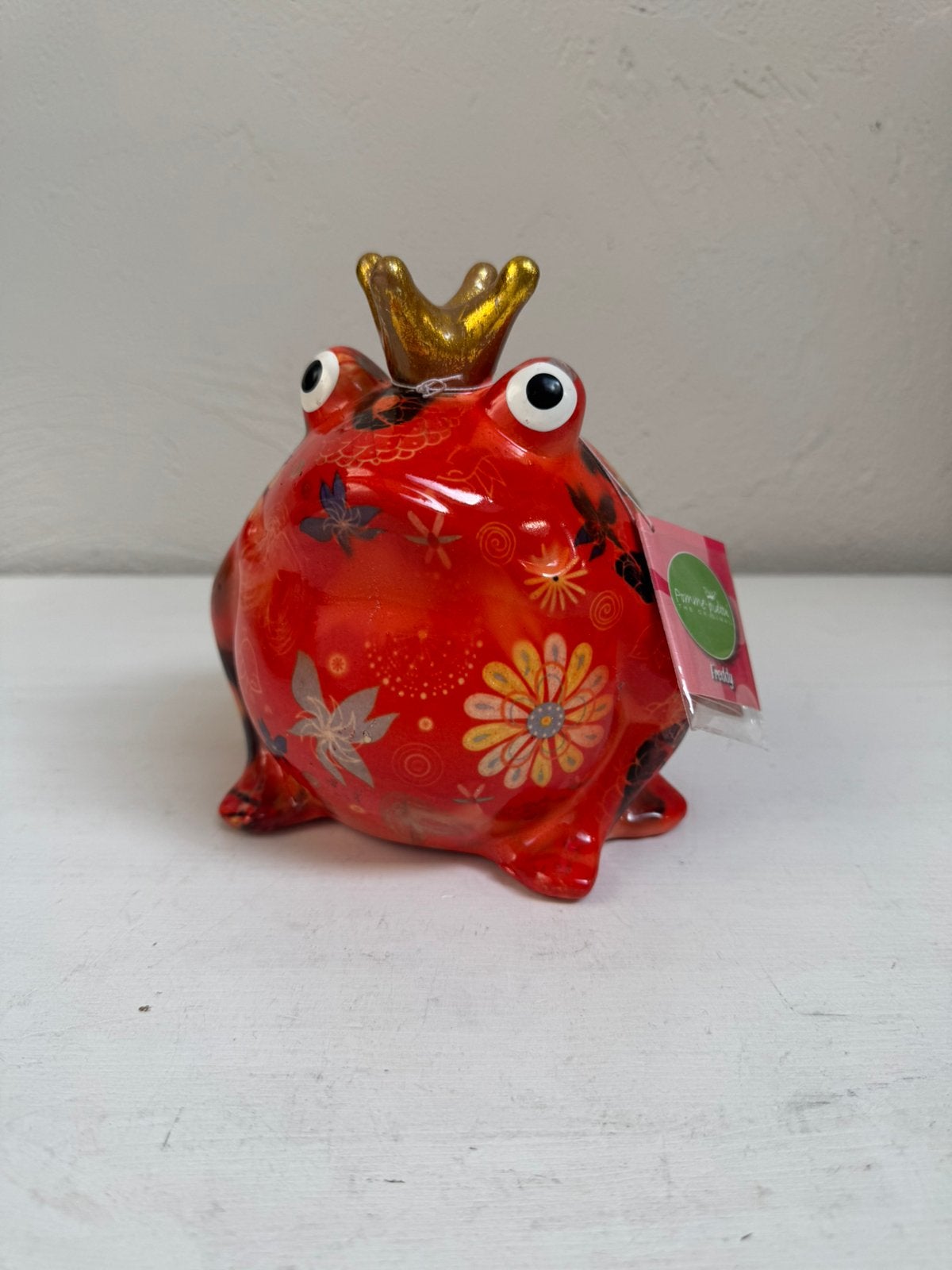 Nieuwe grote spaarpot kikker Pomme-Pidou, Verzamelen, Ophalen of Verzenden, Zo goed als nieuw, Steen, Aardewerk of Keramiek, Dier