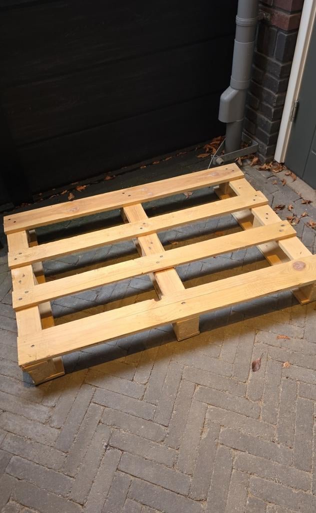Houten pallet (gratis), Ophalen, 50 mm of meer, Minder dan 200 cm, Vuren
