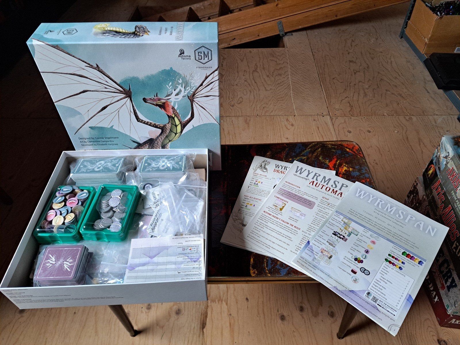Wyrmspan Bordspel Engels - Zo goed als nieuw, Een of twee spelers, Ophalen of Verzenden, Zo goed als nieuw, Stonemaier Games
