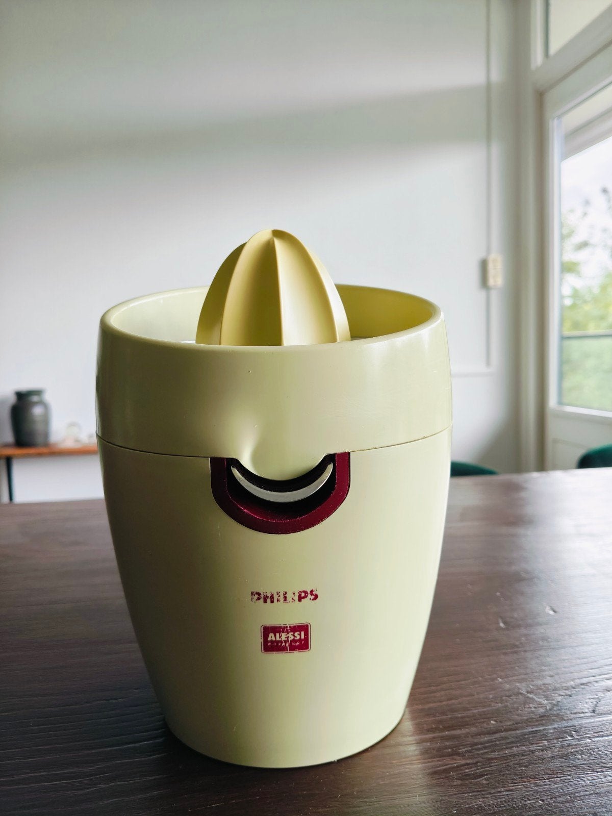Vintage Philips Alessi Citruspers, Ophalen, Gebruikt, Vaatwasserbestendig, Minder dan 1 liter