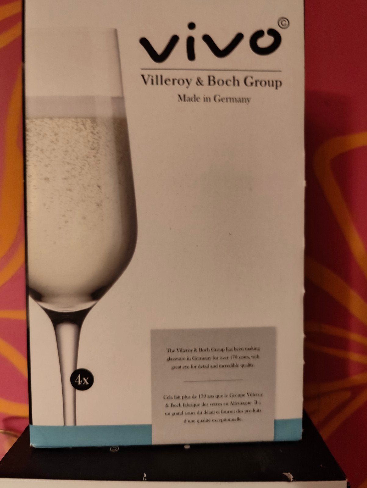 Vivo Villeroy & Boch champagne glazen, Ophalen, Nieuw, Overige typen
