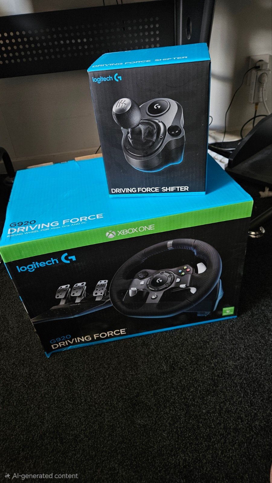 Logitech G920 Racestuur met Originele schakelpook, Spelcomputers en Games, Ophalen, Zo goed als nieuw, Stuurtje of Sportattribuut