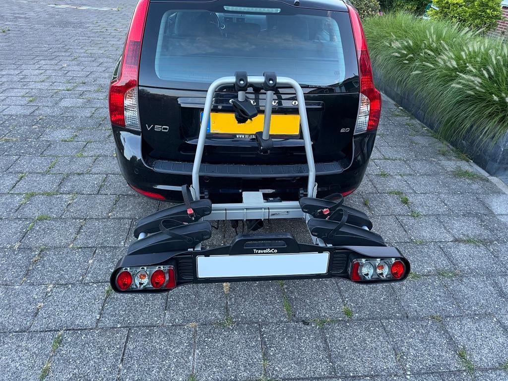 Travel & Co Touring Fietsdrager voor 2 e-bikes, Ophalen, Elektrische fiets, Zo goed als nieuw, 2 fietsen