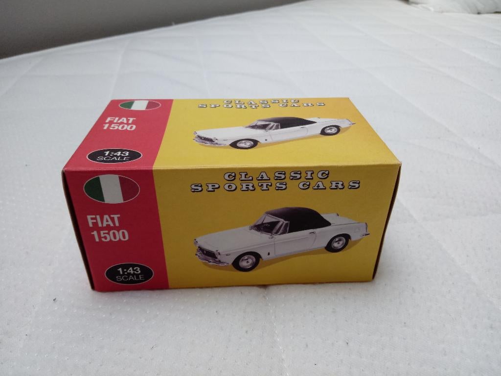 Fiat 1500 Cabriolet 1/43, Hobby en Vrije tijd, Modelauto's | 1:43, Nieuw, Auto, Overige merken, Ophalen