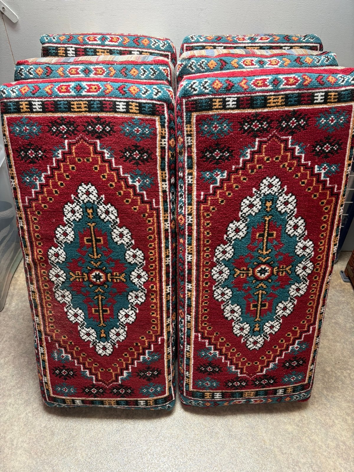 Oosterse sier rugkussens (Sark kosesi yastik), Ophalen, Rugkussen, Zo goed als nieuw, Rechthoekig