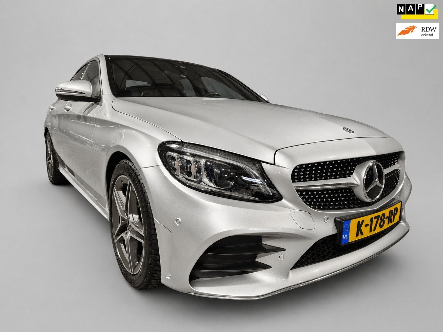 Mercedes-Benz C-klasse 180 Business Solution AMG - Panoramad, Auto's, Automaat, Euro 6, 735 kg, 16 km/l